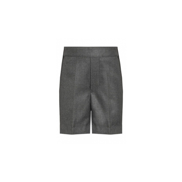 school shorts grey